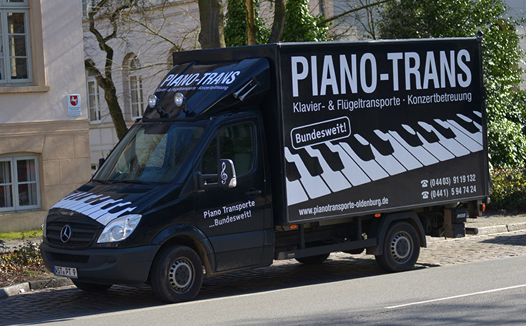 Piano-Trans, Klaviertransporte, Flügeltransporte, Einlagerung, Schwertransporte